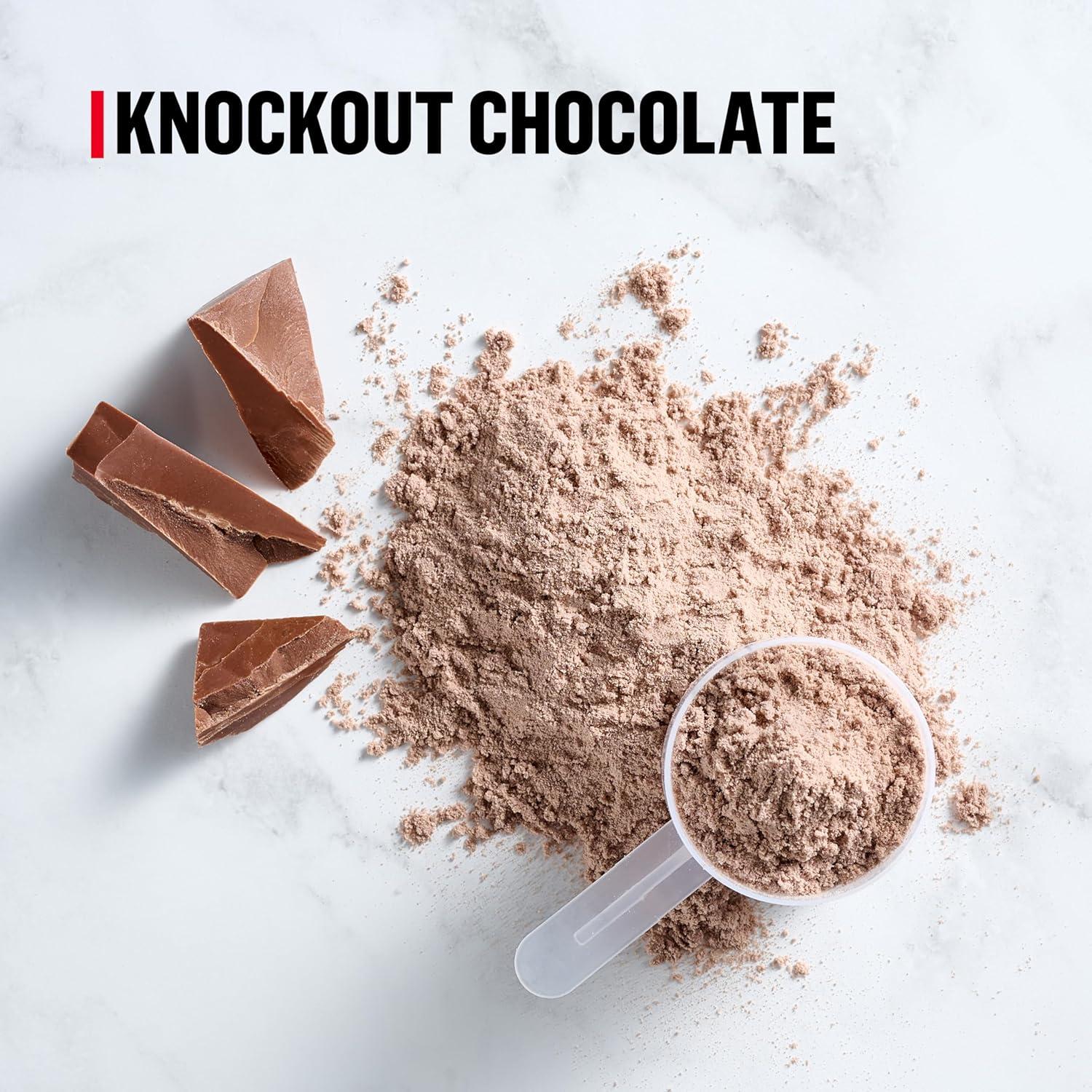 imageMuscle Milk Pro Series Protein Powder Supplement Knockout Chocolate 5 Pound 28 Servings 50g Protein 3g Sugar 20 Vitamins ampamp Minerals NSF Certified for Sport Workout RecoveryChocolate