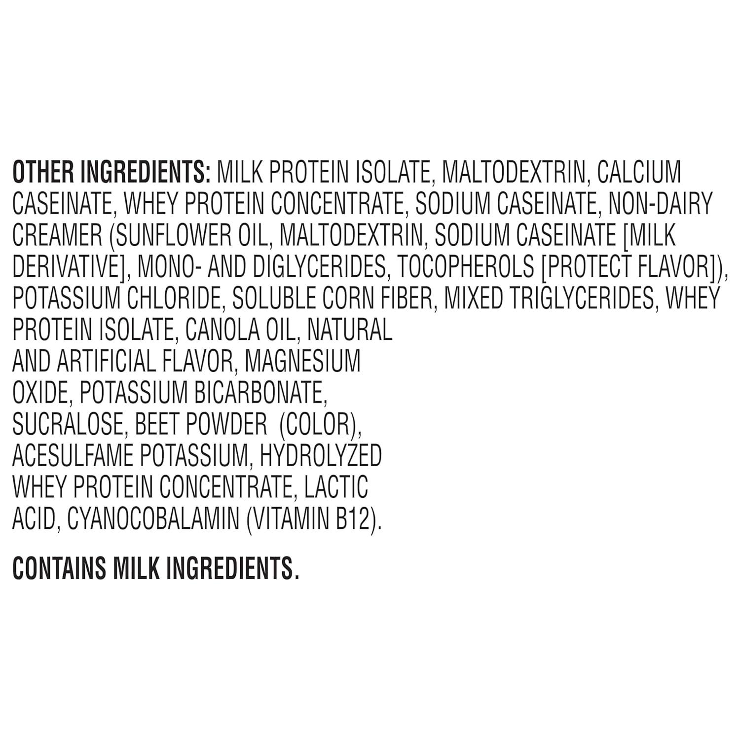 imageMuscle Milk Pro Series Protein Powder Supplement Knockout Chocolate 5 Pound 28 Servings 50g Protein 3g Sugar 20 Vitamins ampamp Minerals NSF Certified for Sport Workout RecoveryStrawberry