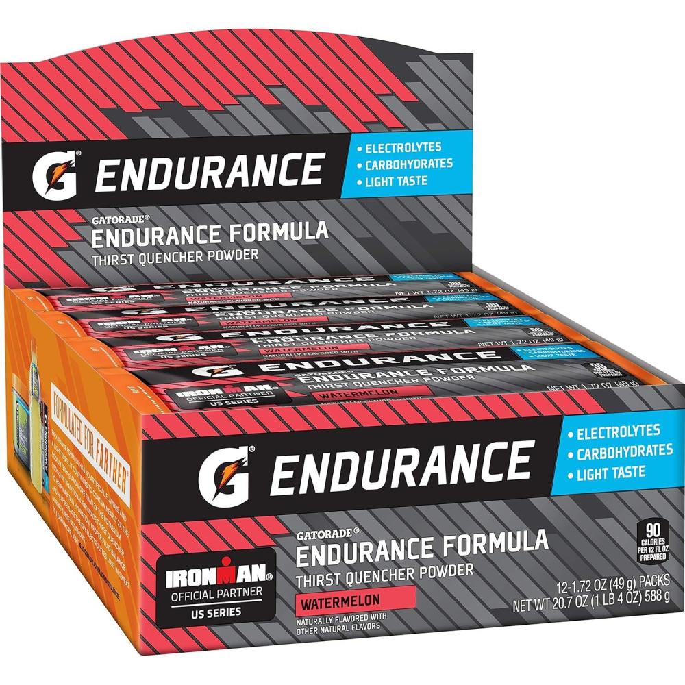 imageGatorade Endurance Formula Powder Sticks Lemon Lime 172 oz Packs 12 CountWatermelon