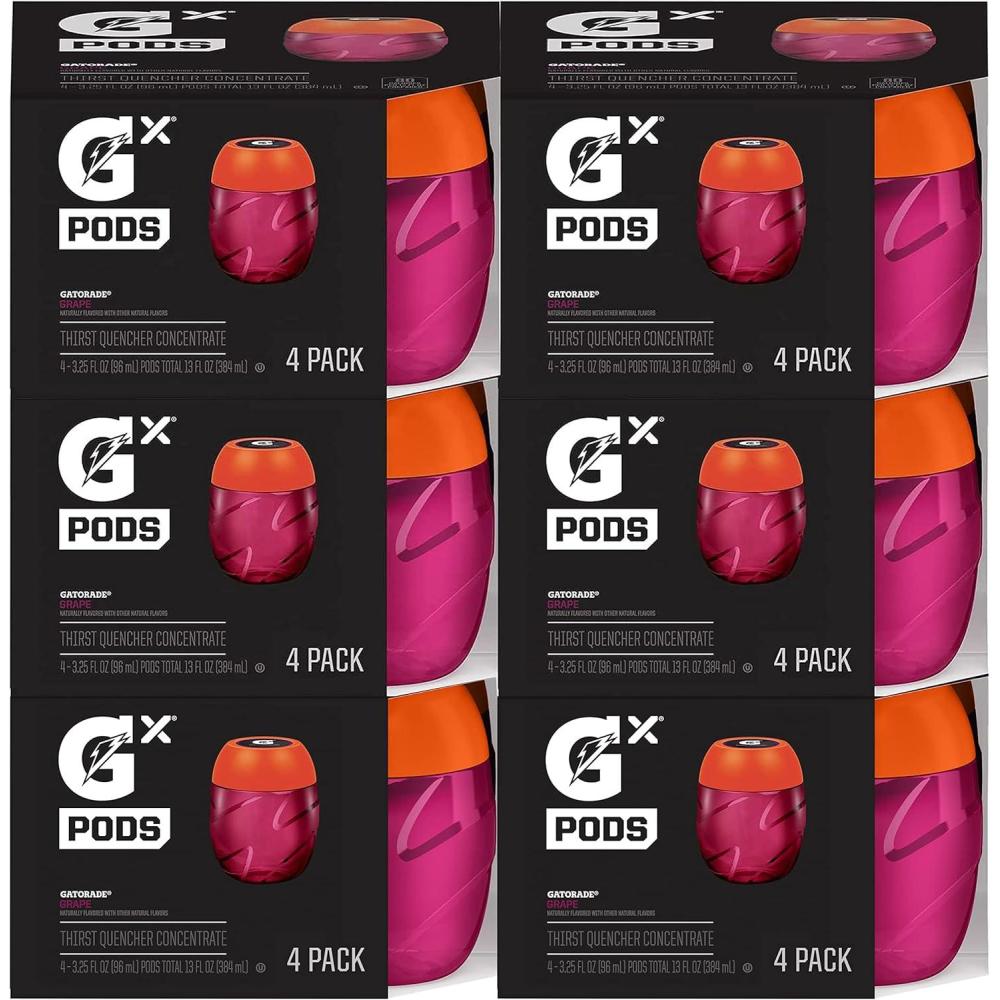 imageGatorade Gx Hydration System NonSlip Gx Squeeze Bottles Or Gx Sports Drink Concentrate Pods