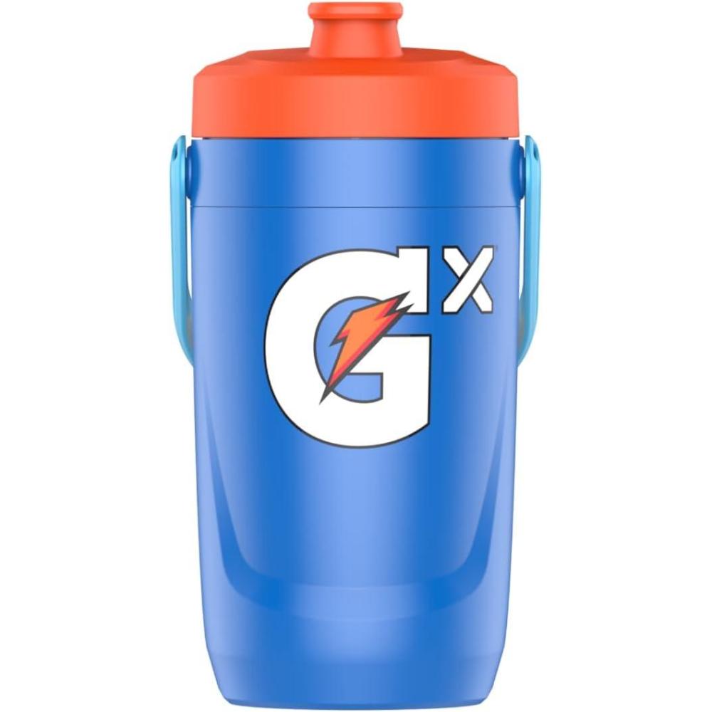 imageGatorade Gx Performance Jug 64oz Leakproof Non Slip Grip Great for Athletes RedCobalt
