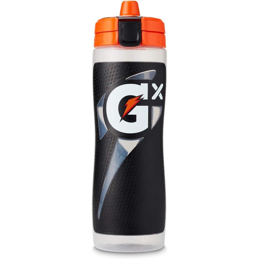 imageGatorade Gx Plastic Squeeze Bottle White 30ozBlack