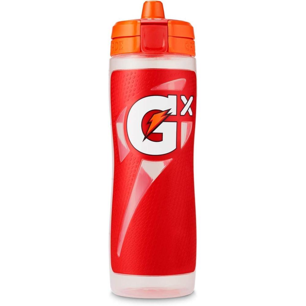 imageGatorade Gx Plastic Squeeze Bottle White 30ozRed