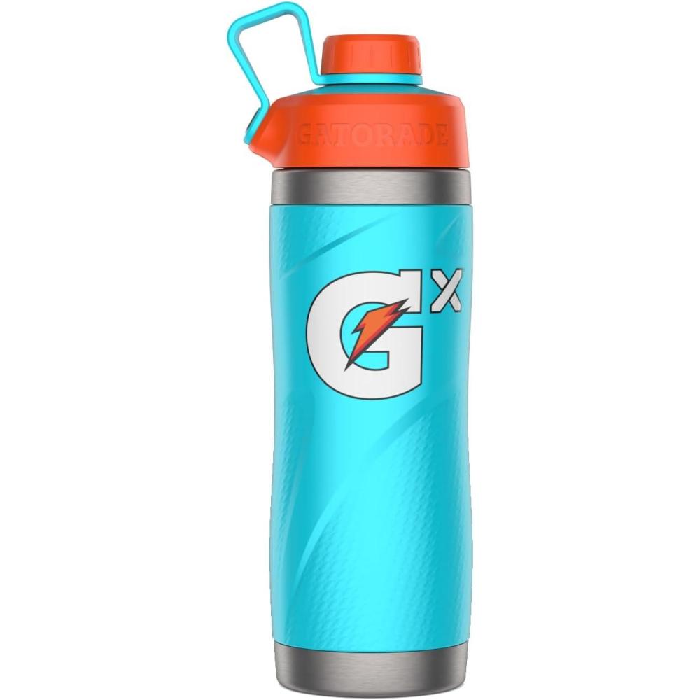 imageGatorade Gx Stainless Steel Bottle 32ozNeon Blue