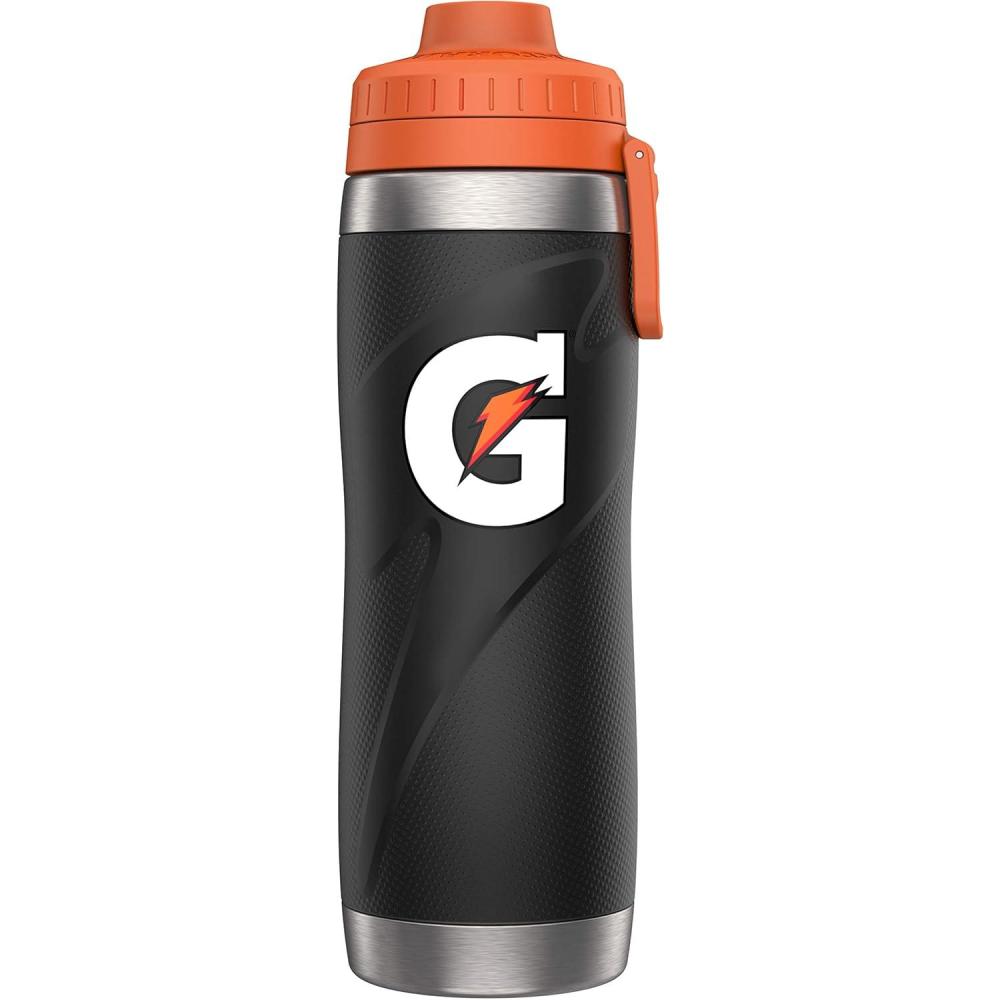 imageGatorade Stainless Steel Sport Bottle 26oz DoubleWall InsulationBlack