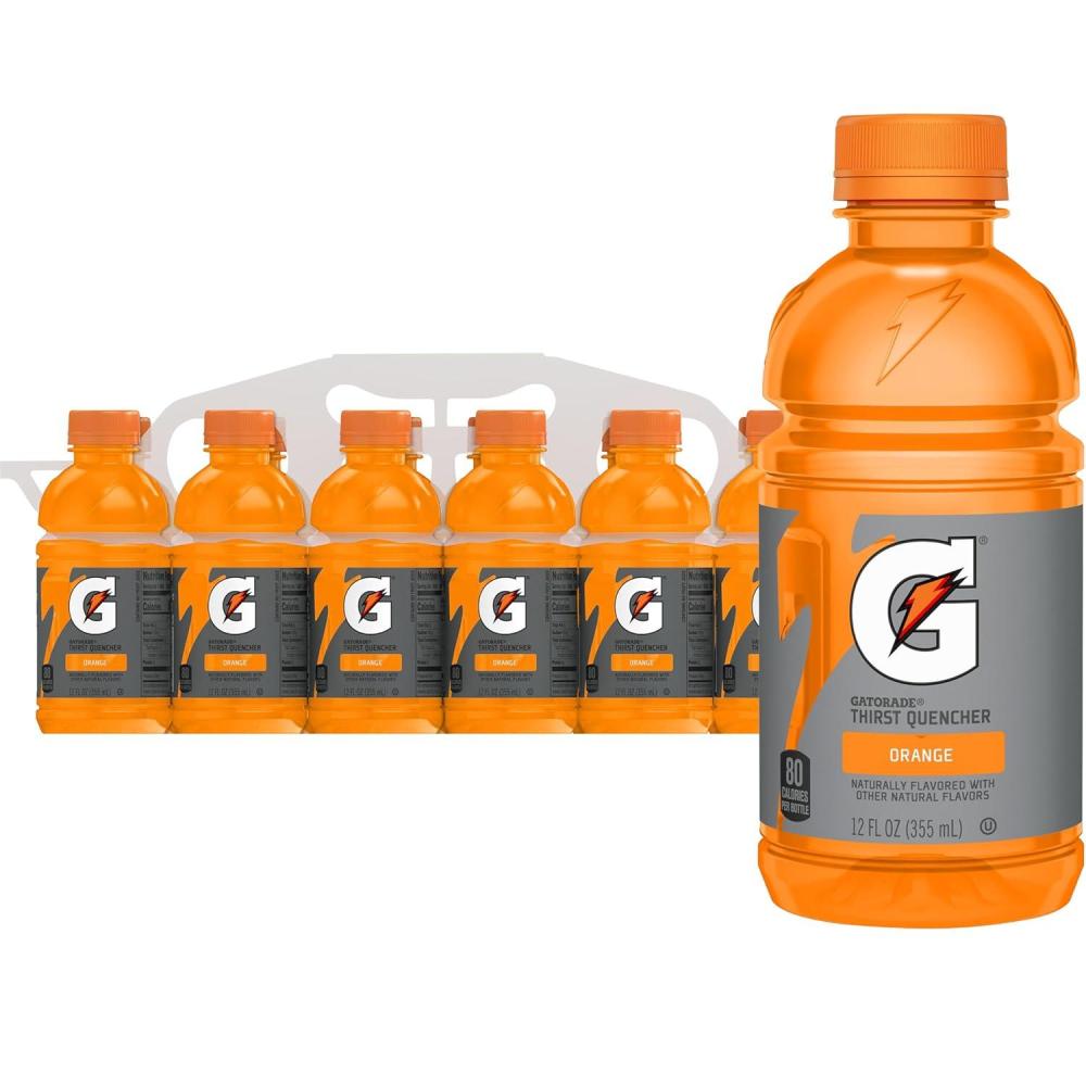 imageGatorade Thirst Quencher Cool Blue 12 Fl Oz Pack of 12Orange