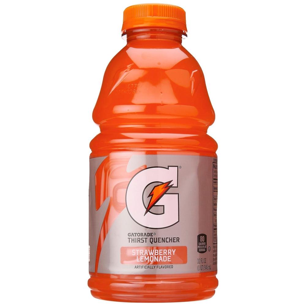 imageGatorade Thirst Quencher Sports Drink Fruit Punch 12oz Bottles 6 Pack Electrolytes for RehydrationStrawberry