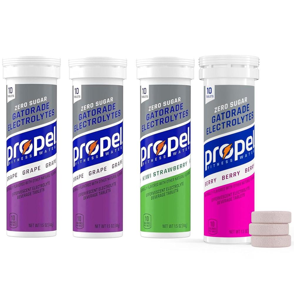 imagePropel Tablets 4 Flavor Variety Pack Makes 169oz Fl Oz 40 count3Flavor Variety Pack