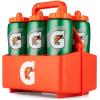 imageGatorade 6Pack Squeeze Bottle Carrier Team Equipment OrangeBottle