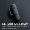 imageGatorade Crossover Stainless Steel Tumbler Bottle Graphite DoubleWall Insulation 36 fl oz