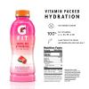 imageGatorade Fit Electrolyte Beverage Healthy Real Hydration New 20 4 Flavor Variety Pack 169oz Bottles 12 PackWatermelon Strawberry