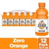 imageGatorade G Zero Sports Drink Lemon Lime 12 Fl Oz Pack of 12Zero Sugar  Orange