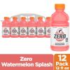 imageGatorade G Zero Sports Drink Lemon Lime 12 Fl Oz Pack of 12Zero Sugar  Watermelon Splash