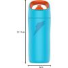 imageGatorade Kids Rookie Metal Water Bottle 12oz Stainless Steel Bottle DoubleWall Insulation Vacuum Insulated Thermo MugLight Blue