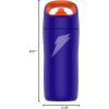 imageGatorade Kids Rookie Metal Water Bottle 12oz Stainless Steel Bottle DoubleWall Insulation Vacuum Insulated Thermo MugPurple