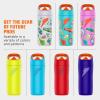 imageGatorade Kids Rookie Metal Water Bottle 12oz Stainless Steel Bottle DoubleWall Insulation Vacuum Insulated Thermo MugSticker Teal