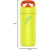 imageGatorade Kids Rookie Metal Water Bottle 12oz Stainless Steel Bottle DoubleWall Insulation Vacuum Insulated Thermo MugYellow
