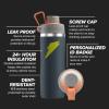 imageGatorade Overtime 22oz Stainless Steel Water BottleGreyNeon Yellow