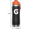 imageGatorade Stainless Steel Sport Bottle 26oz DoubleWall InsulationBlack