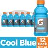 imageGatorade Thirst Quencher Cool Blue 12 Fl Oz Pack of 12Cool Blue