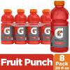 imageGatorade Thirst Quencher Sports Drink Fruit Punch 20oz Bottle 8 Pack Electrolytes for RehydrationFruit Punch