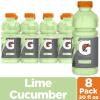 imageGatorade Thirst Quencher Sports Drink Fruit Punch 20oz Bottle 8 Pack Electrolytes for RehydrationLime Cucumber