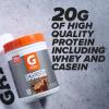 imageGatorade Whey Protein Powder Chocolate 224 Ounce 20 servings per canister 20 grams of protein per servingChocolate