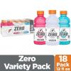 imageGatorade Zero Flavor Variety Pack 12 Fl Oz Bottles 18 Pack3 Flavor Variety Pack