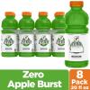 imageGatorade Zero Sugar Thirst Quencher Sports Drinks LemonLime 20 Ounce Bottles Pack of 8Zero Sugar  Apple Burst