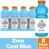 imageGatorade Zero Sugar Thirst Quencher Sports Drinks LemonLime 20 Ounce Bottles Pack of 8Zero Sugar  Cool Blue