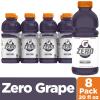 imageGatorade Zero Sugar Thirst Quencher Sports Drinks LemonLime 20 Ounce Bottles Pack of 8Zero Sugar  Grape