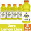 imageGatorade Zero Sugar Thirst Quencher Sports Drinks LemonLime 20 Ounce Bottles Pack of 8Zero Sugar  LemonLime