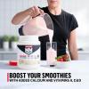 imageMuscle Milk Genuine Protein Powder Chocolate 494 Pound 32 Servings 32g Protein 2g Sugar Calcium Vitamins A C ampamp D NSF Certified for Sport Energizing Snack Packaging May VaryStrawberry