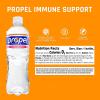 imagePropel Immune Support Electrolyte Enhanced Water Sports Drink Pineapple Peach Flavored Water 100 DV Vitamin C  Zinc Zero Calorie ampamp Zero Sugar Hydration with Electrolytes and Vitamins 169 fl oz Water Bottles 12 PackOrange Raspberry