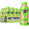 imageFast Twitch Energy drink from Gatorade Strawberry Lemonade 12oz Bottles 12 Pack 200mg Caffeine Zero Sugar Electrolytes