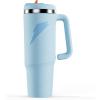 imageGatorade Crossover Stainless Steel Tumbler Bottle Light Blue DoubleWall Insulation 36 fl oz