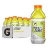 imageGatorlyte Zero Rehydration Electrolyte Drink 3 Flavor Variety Pack Specialized Blend of 5 Electrolytes Zero Sugar No Artificial Sweeteners No Artificial Flavors 20 fl oz Bottles 12 PackLemonLime