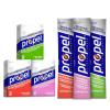 imagePropel Immune Support Electrolyte Enhanced Water Drink Mix Powder Packets Variety Pack 100 DV Vitamin C Good source of Zinc Zero Sugar Hydration with Electrolytes and Vitamins 30 PacketsKiwi Strawberry Variety