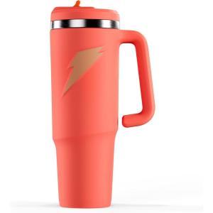 imageGatorade Crossover Stainless Steel Tumbler Bottle Coral DoubleWall Insulation 36 fl oz