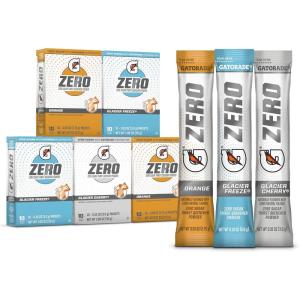 imageGatorade G Zero Powder Glacier Cherry Variety Pack 010oz Individual Packets  10 Count Pack of 5Glacier Cherry Variety