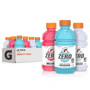 imageGatorade G Zero Sports Drink Glacier Freeze Glacier Cherry Berry Variety Pack 12 Fl Oz Pack of 18Glacier Cherry Variety