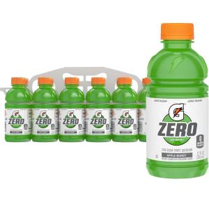 imageGatorade G Zero Sports Drink Lemon Lime 12 Fl Oz Pack of 12Zero Sugar  Apple Burst