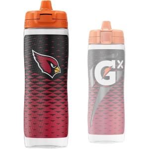 imageGatorade Gx NFL NonSlip Squeeze Bottles 30 fl oz Gx Hydration SystemArizona Cardinals