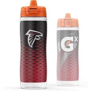 imageGatorade Gx NFL NonSlip Squeeze Bottles 30 fl oz Gx Hydration SystemAtlanta Falcons