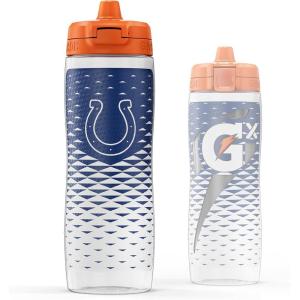 imageGatorade Gx NFL NonSlip Squeeze Bottles 30 fl oz Gx Hydration SystemIndianopolis Colts