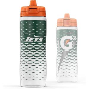 imageGatorade Gx NFL NonSlip Squeeze Bottles 30 fl oz Gx Hydration SystemNew York Jets