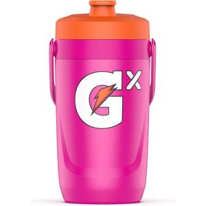 imageGatorade Gx Performance Jug 64oz Leakproof Non Slip Grip Great for Athletes RedNeon Pink