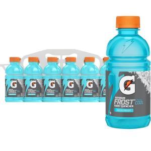 imageGatorade Thirst Quencher Cool Blue 12 Fl Oz Pack of 12Glacier Freeze