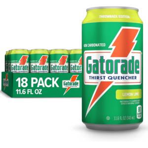 imageGatorade Thirst Quencher Orange 116 Fl Oz Cans Pack of 18LemonLime