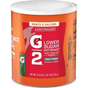 imageGatorade Thirst Quencher Powder G2 Fruit Punch 194 Ounce pack of 3G2 Fruit Punch